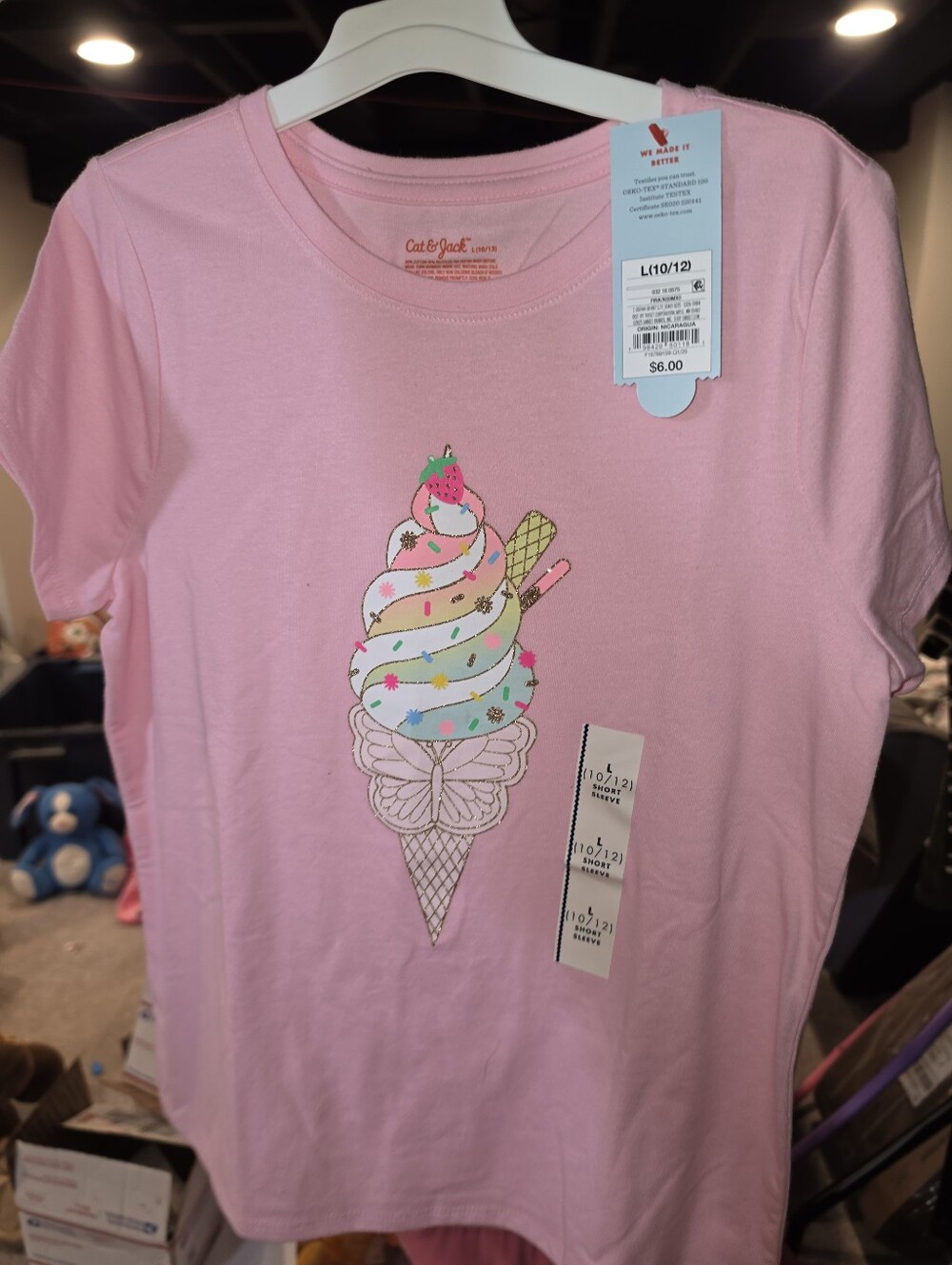 Girls Icecream Top 10/12